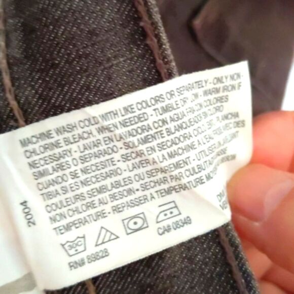 GLORIA VANDERBILT Amanda Light Wash Black Jeans Size 10 short - Picture 8 of 10